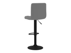 Juego de 2 taburetes de bar de terciopelo gris oscuro