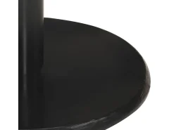 Juego de 2 taburetes de bar de cuero genuino marrón