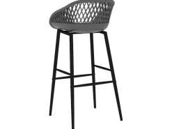 Juego de 2 Taburetes de cocina gris ES24088