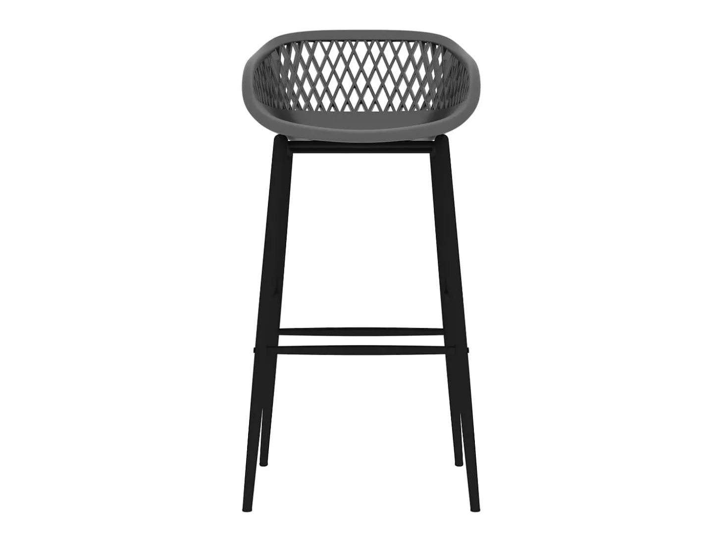 Juego de 2 Taburetes de cocina gris ES24088