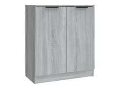 Juego de buffet de 3 piezas Sonoma gris Madera de ingeniería