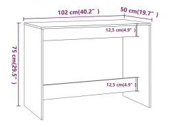 Juego de comedor 3 piezas madera contrachapada blanco brillante