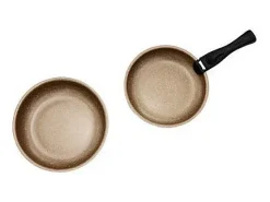 Juego de utensilios de cocina color crema de 18 piezas