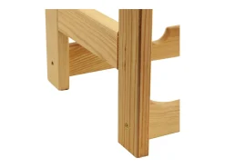 KADAX Botellero de Madera para Vino 20 Botellas Estante para Alcohol