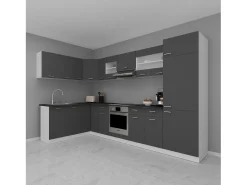 Kitchenette Esilo Blanco / Antracita AL. 207 x AN. 505 x. P. 60 cm