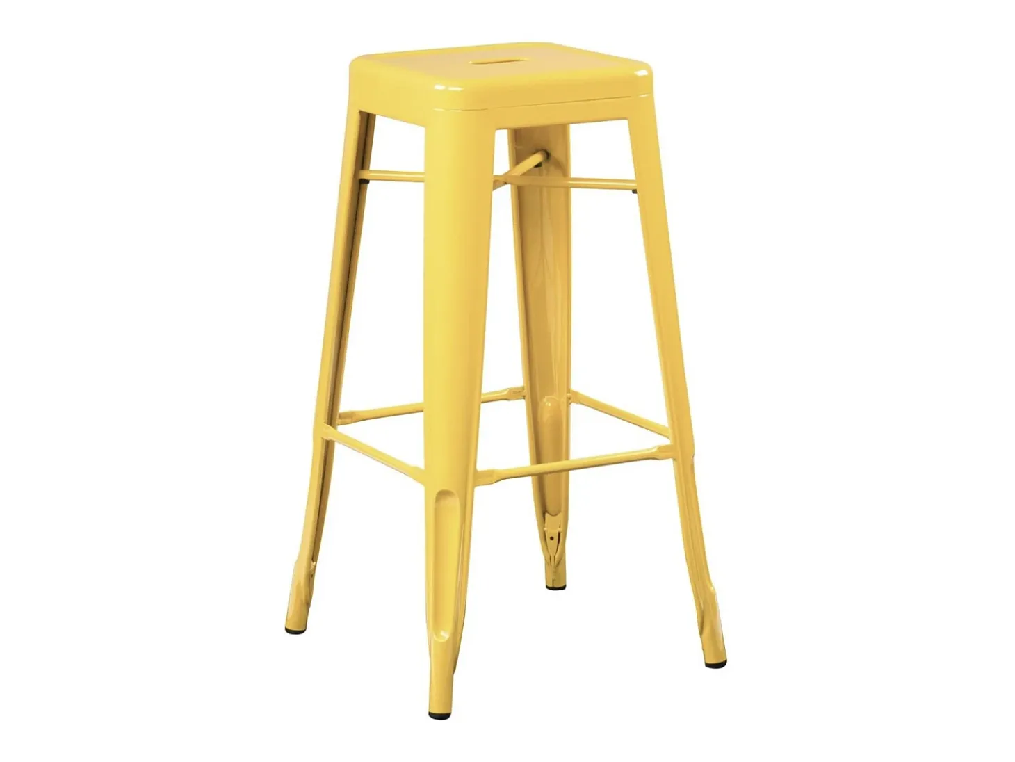 Kontoir taburete de acero beige brillante 76 cm-Color Verde claro
