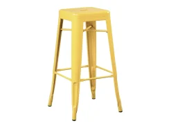 Kontoir taburete de acero beige brillante 76 cm-Color Azul pato