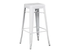 Kontoir taburete de acero beige brillante 76 cm-Color Azul pato