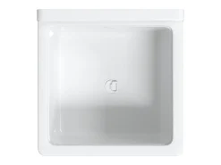 Lavabo de pared blanco 40x40x24 cm resina