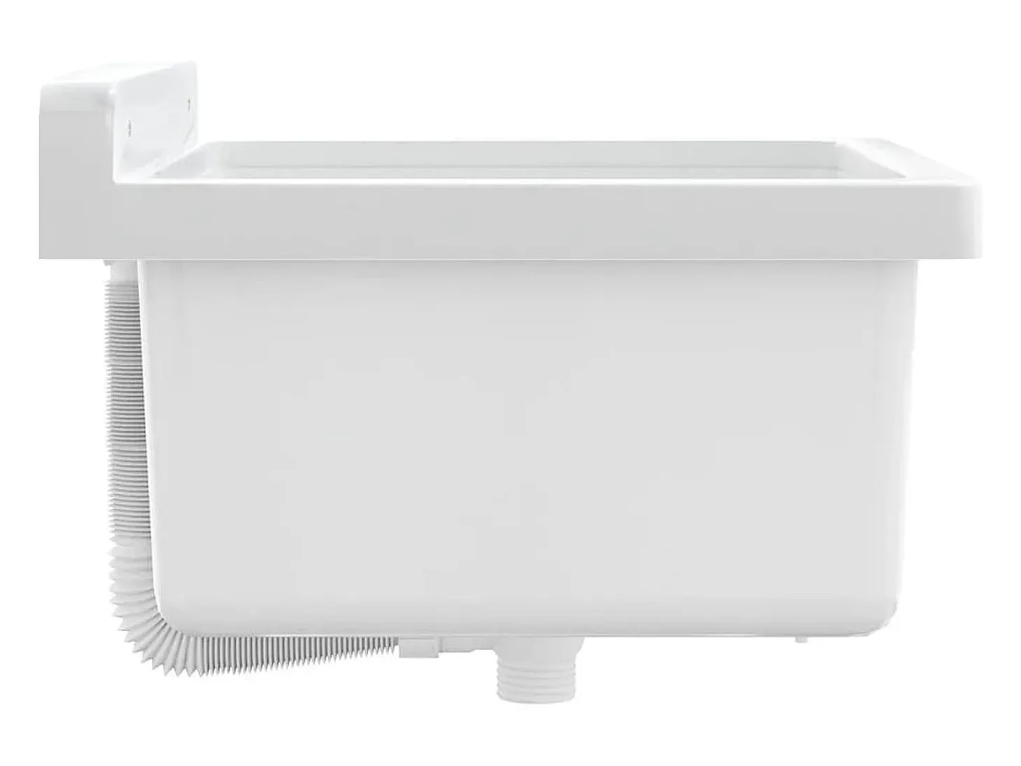 Lavabo de pared blanco 40x40x24 cm resina