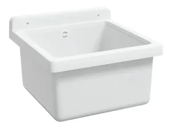 Lavabo de pared blanco 40x40x24 cm resina