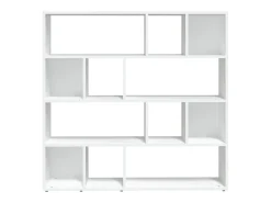 Librería/Pared divisoria blanca 105x24x102 cm