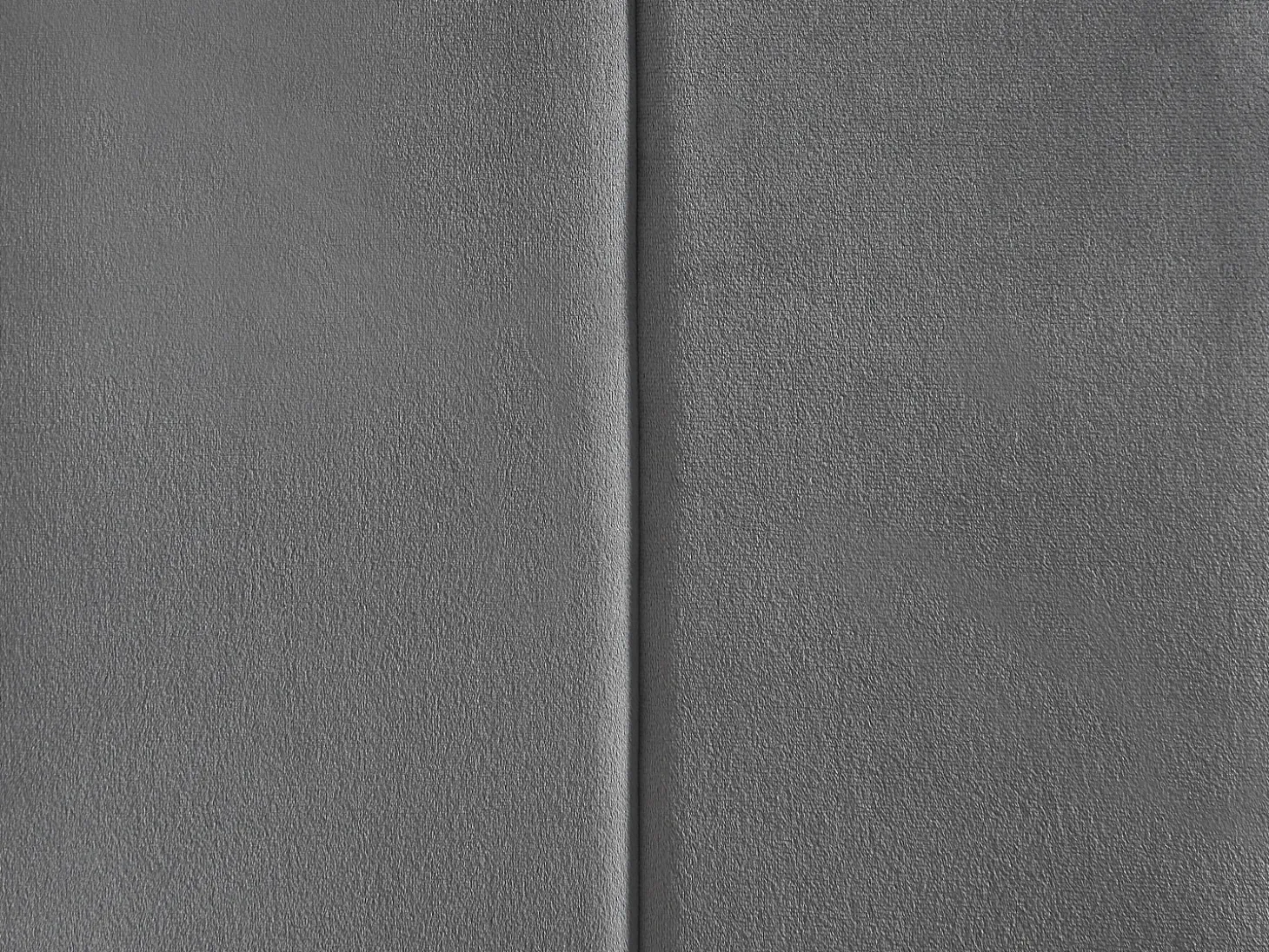 Lote de 2 sillas cantilever de terciopelo y metal cromado - Gris - BERLONA