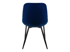 Lote de 2 sillas de comedor sillas de salón sillas de cocina terciopelo azul oscuro