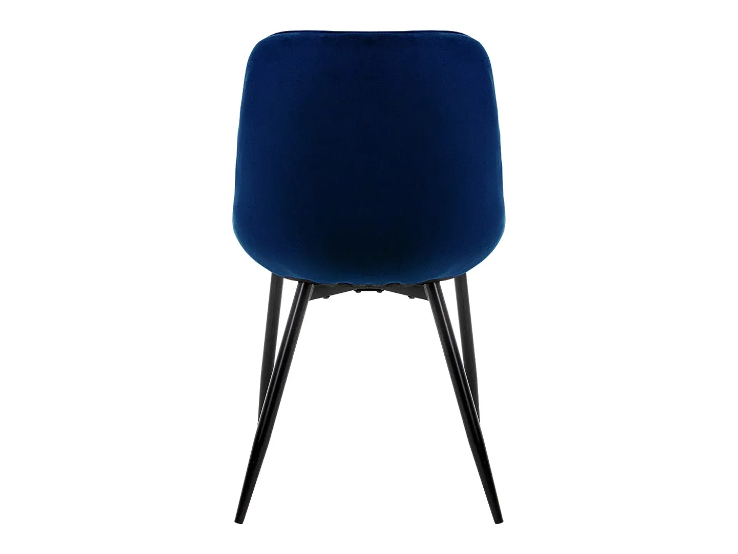 Lote de 2 sillas de comedor sillas de salón sillas de cocina terciopelo azul oscuro