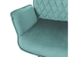 Lote de 4 sillas de comedor giratorias sillón de comedor sillón de terciopelo giratorio 180