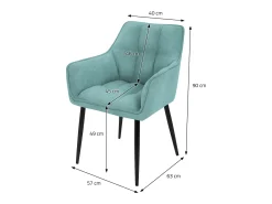 Lote de 6 sillas de comedor Silla de salón Silla de cocina Sillón Silla de diseñ