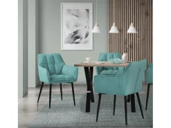 Lote de 6 sillas de comedor Silla de salón Silla de cocina Sillón Silla de diseñ