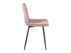 Lote de 4 sillas diseño Yam – Tejido a rayas rosa