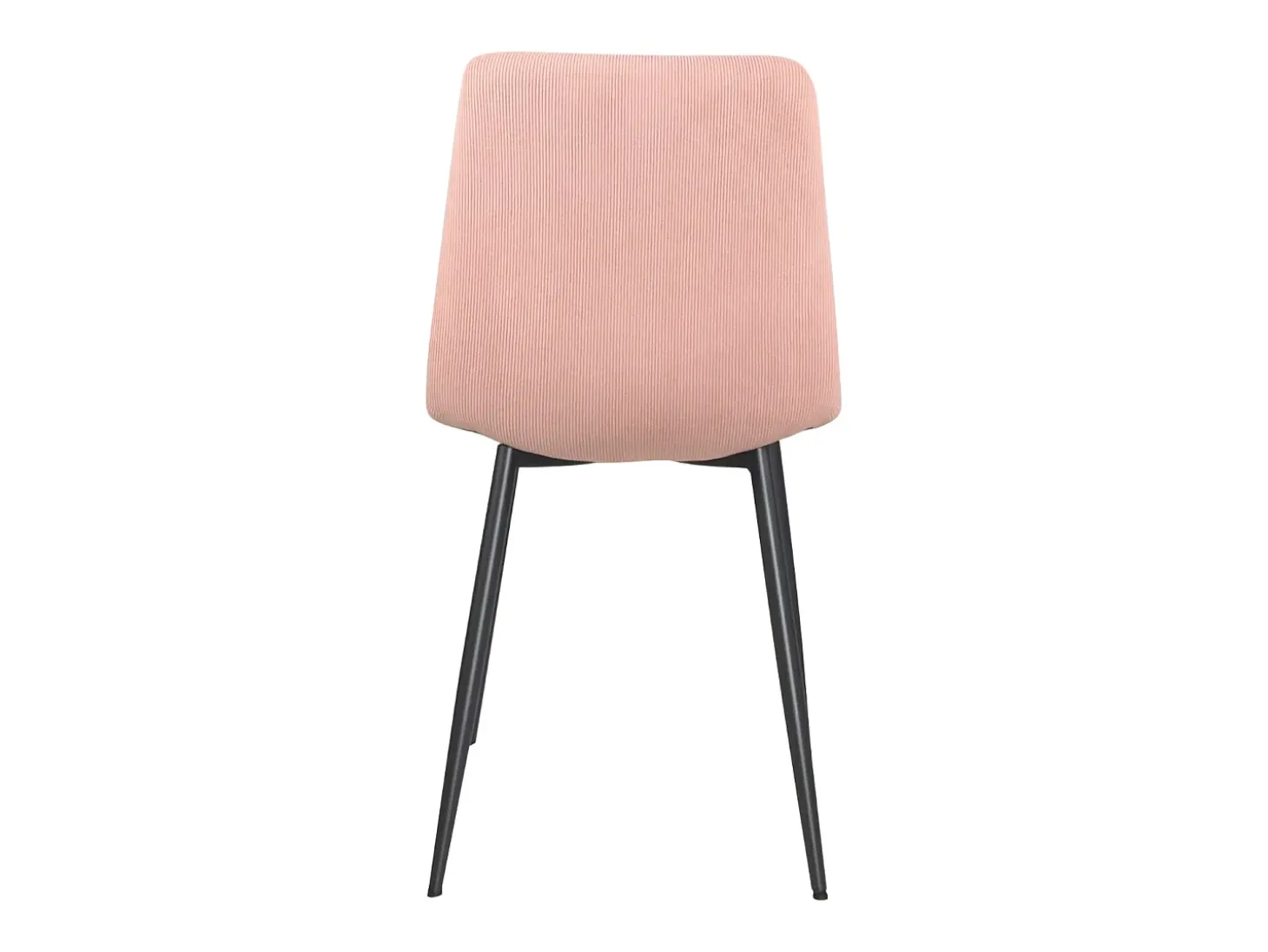 Lote de 4 sillas diseño Yam – Tejido a rayas rosa