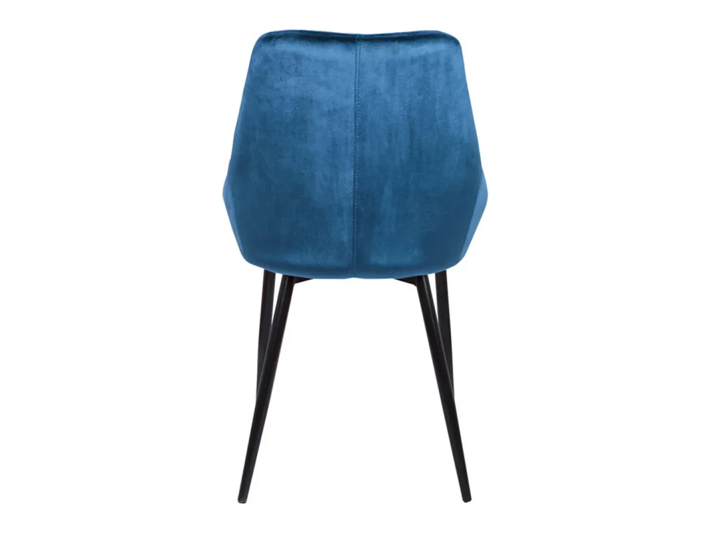 Lote de 2 sillas MASURIE - Terciopelo - azul oscuro