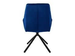 Lote de 4 sillas Sillón de comedor giratorio Silla de salón de terciopelo giratoria 180