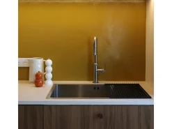 Luisa Fregadero 1 seno grande 76x45 en acero inoxidable Essebagno