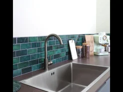 Luisa Fregadero 1 seno grande 76x45 en acero inoxidable Essebagno