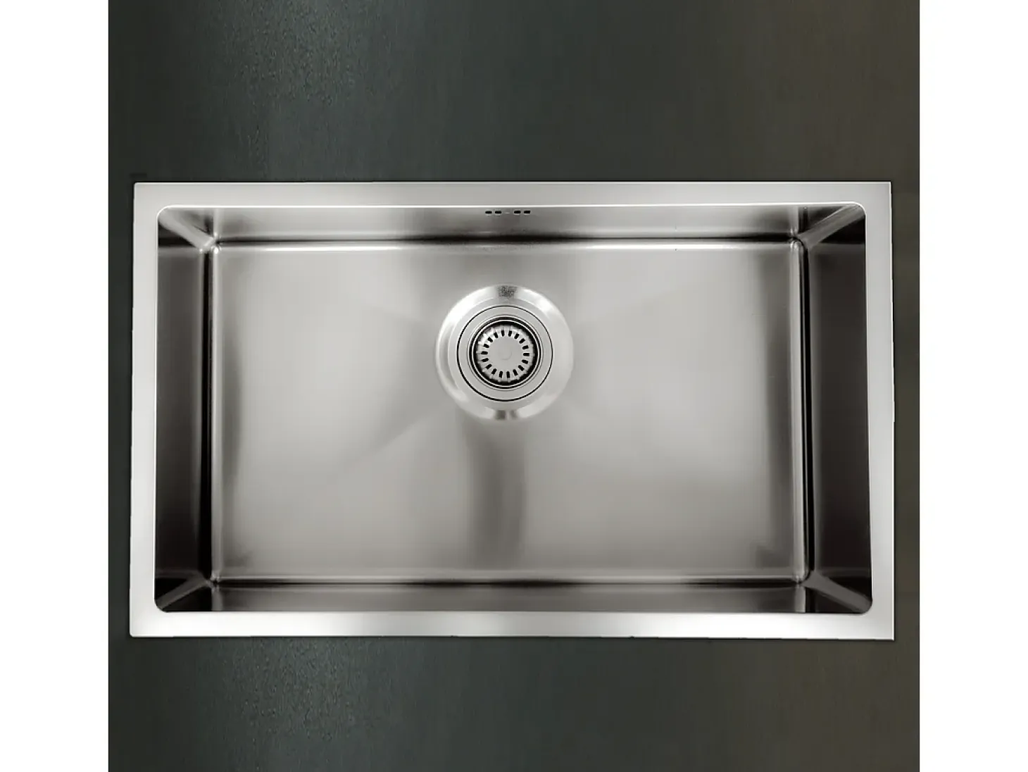 Luisa Fregadero 1 seno grande 76x45 en acero inoxidable Essebagno