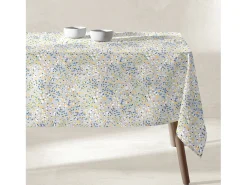 Mantel de resina antimanchas azul 100x135 cm JAVA - SACASA
