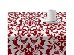 Mantel resinado antimanchas Merry Christmas 8 140x140 cm
