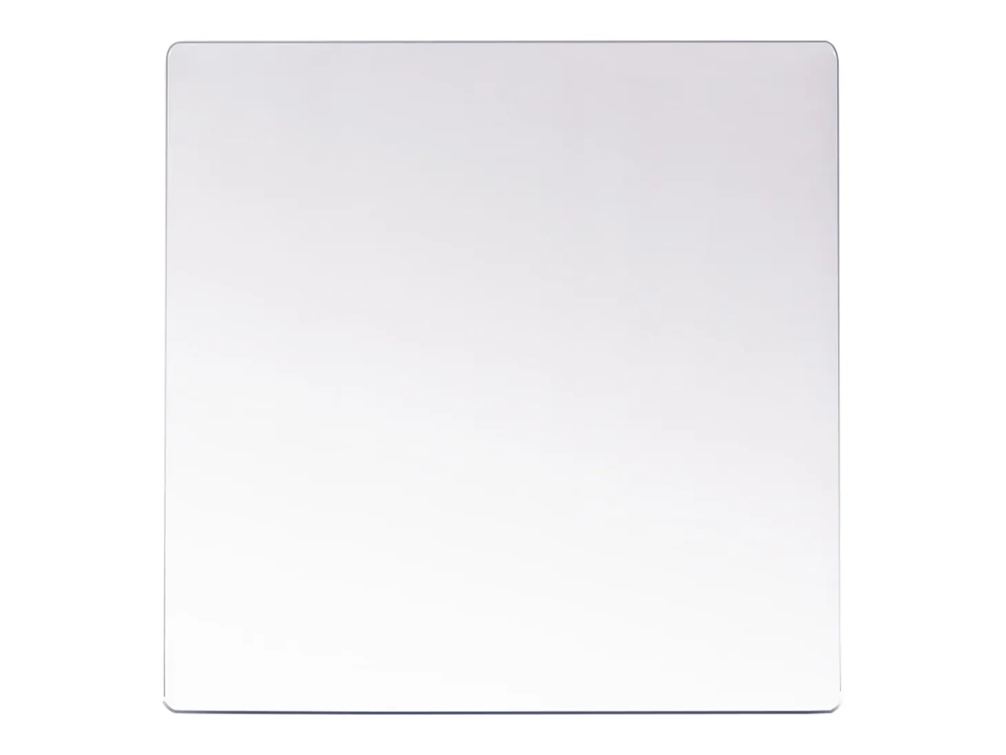 Mantel SucceBuy Protector de Mesa en PVC 30 X 30 CM, Protector de Escritorio en Plástico Transparente 0.15CM de Grosor