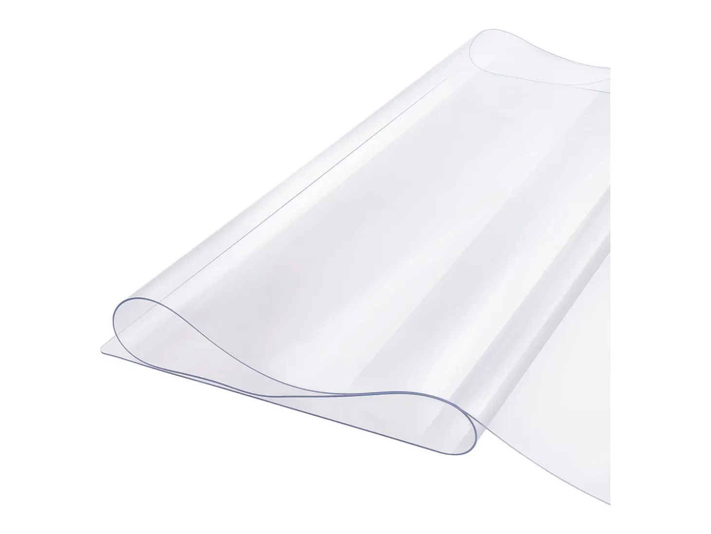 Mantel Transparente SucceBuy Protector de Mesa de PVC de 61 x 243 cm, Tapete de Escritorio de Plástico Transparente, 1.5 mm de Grosor