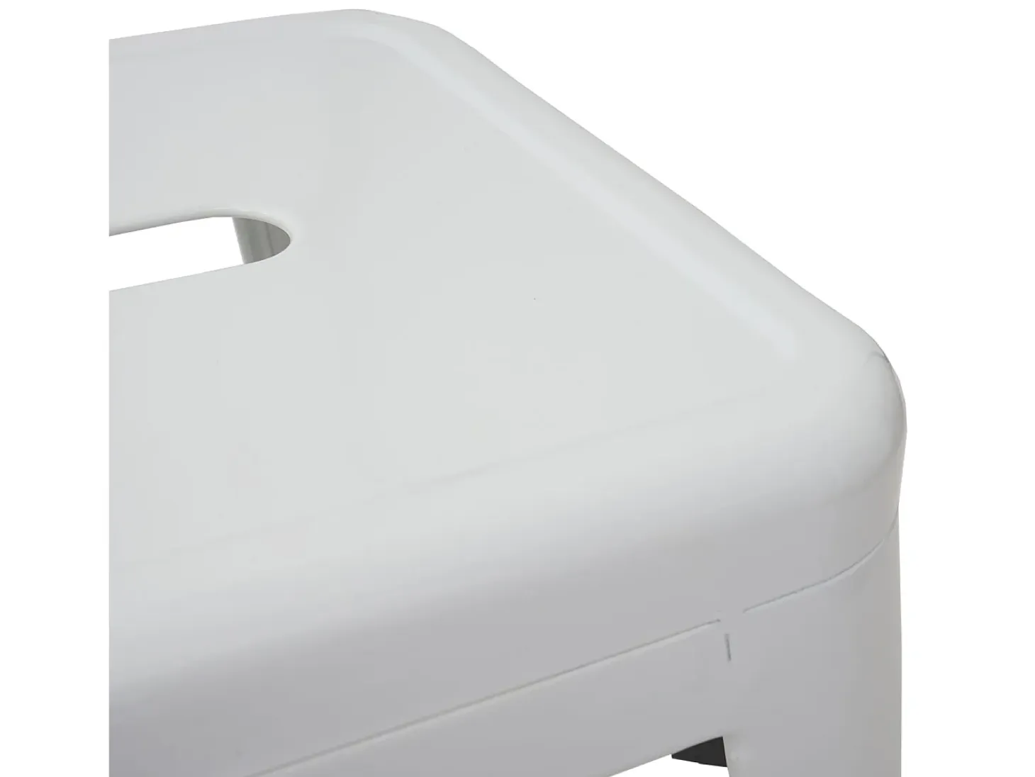 MCW-A73 Taburete de bar de metal (set de 4), blanco