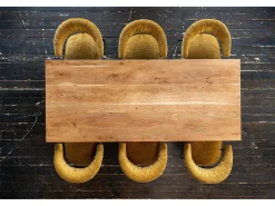 Mesa - marrón Madera - 280 x 100 cm - REY