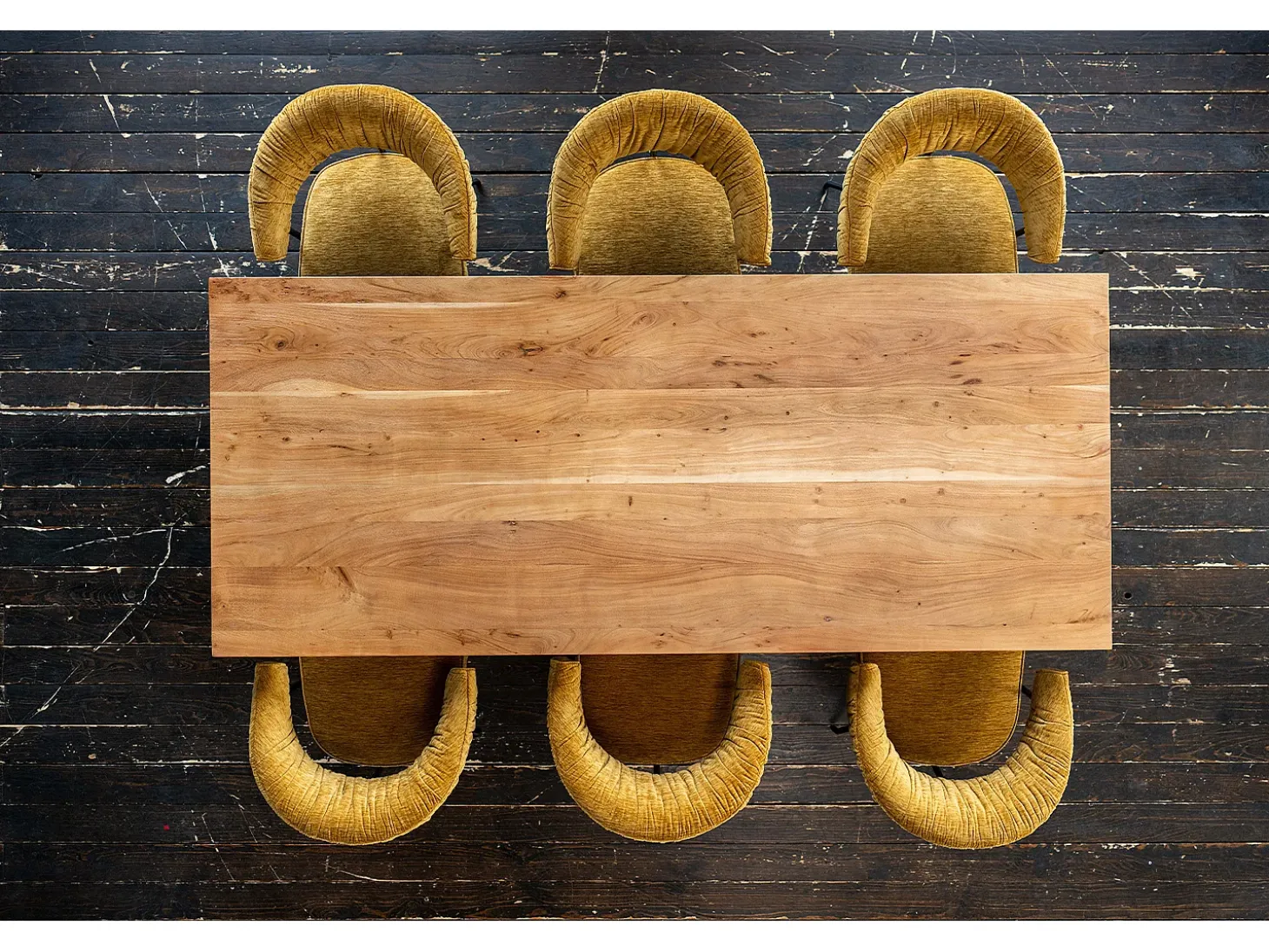 Mesa - marrón Madera - 280 x 100 cm - REY