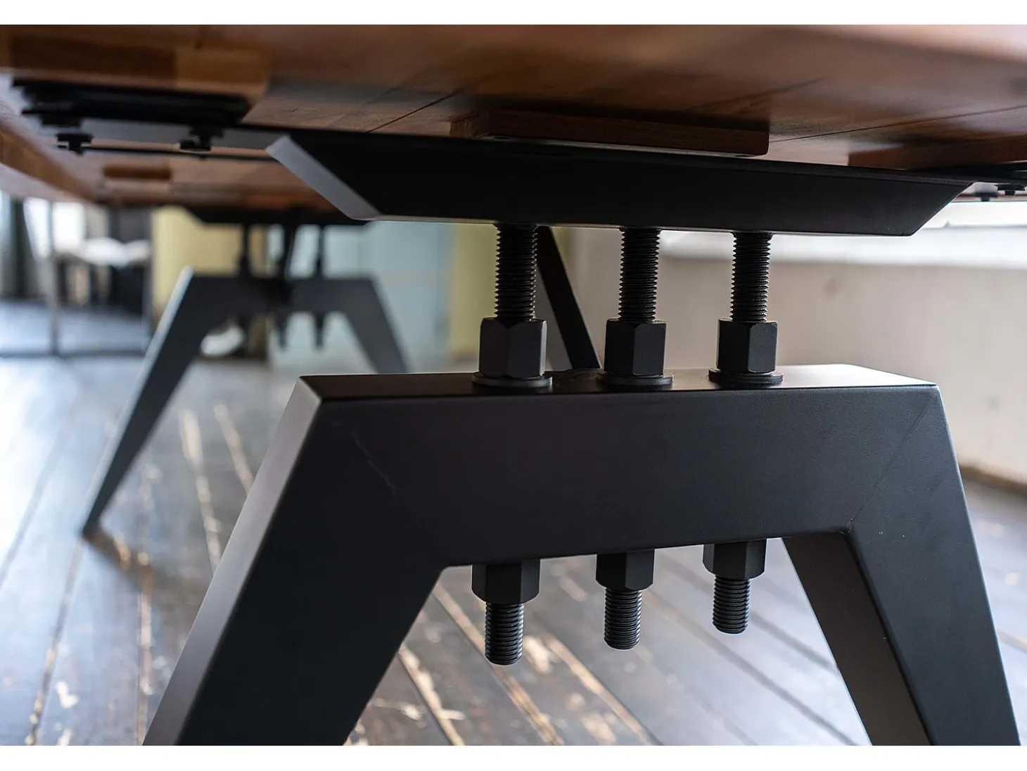 Mesa - marrón Madera - 280 x 100 cm - REY