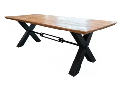 Mesa - marrón Madera - 220 x 100 cm - PALO