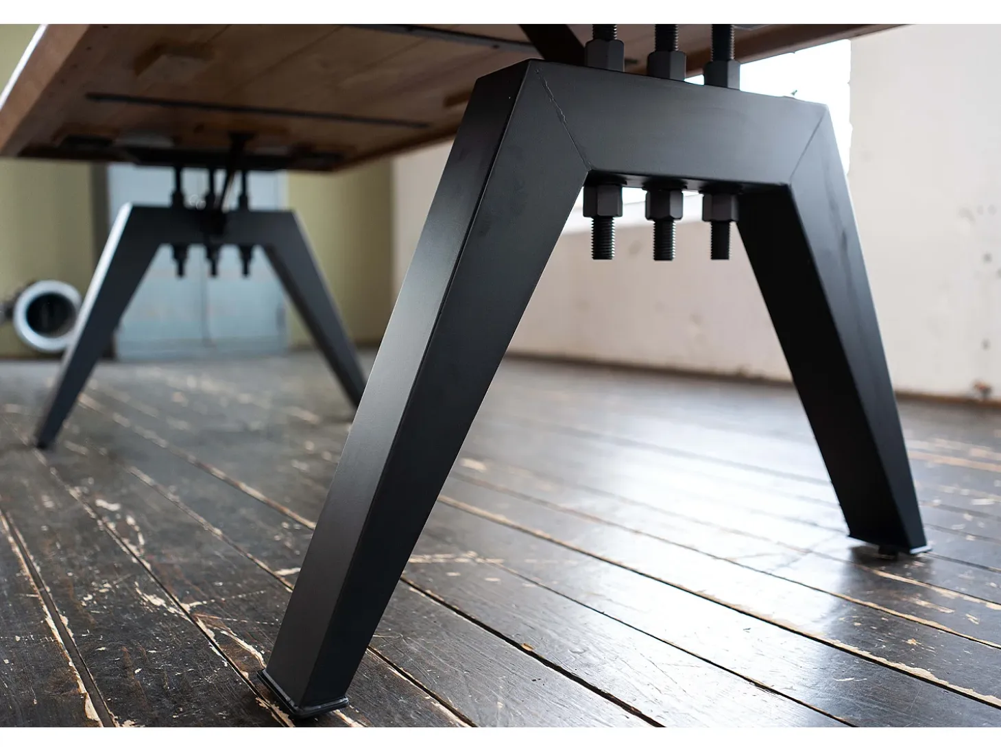 Mesa - marrón Madera - 280 x 100 cm - REY