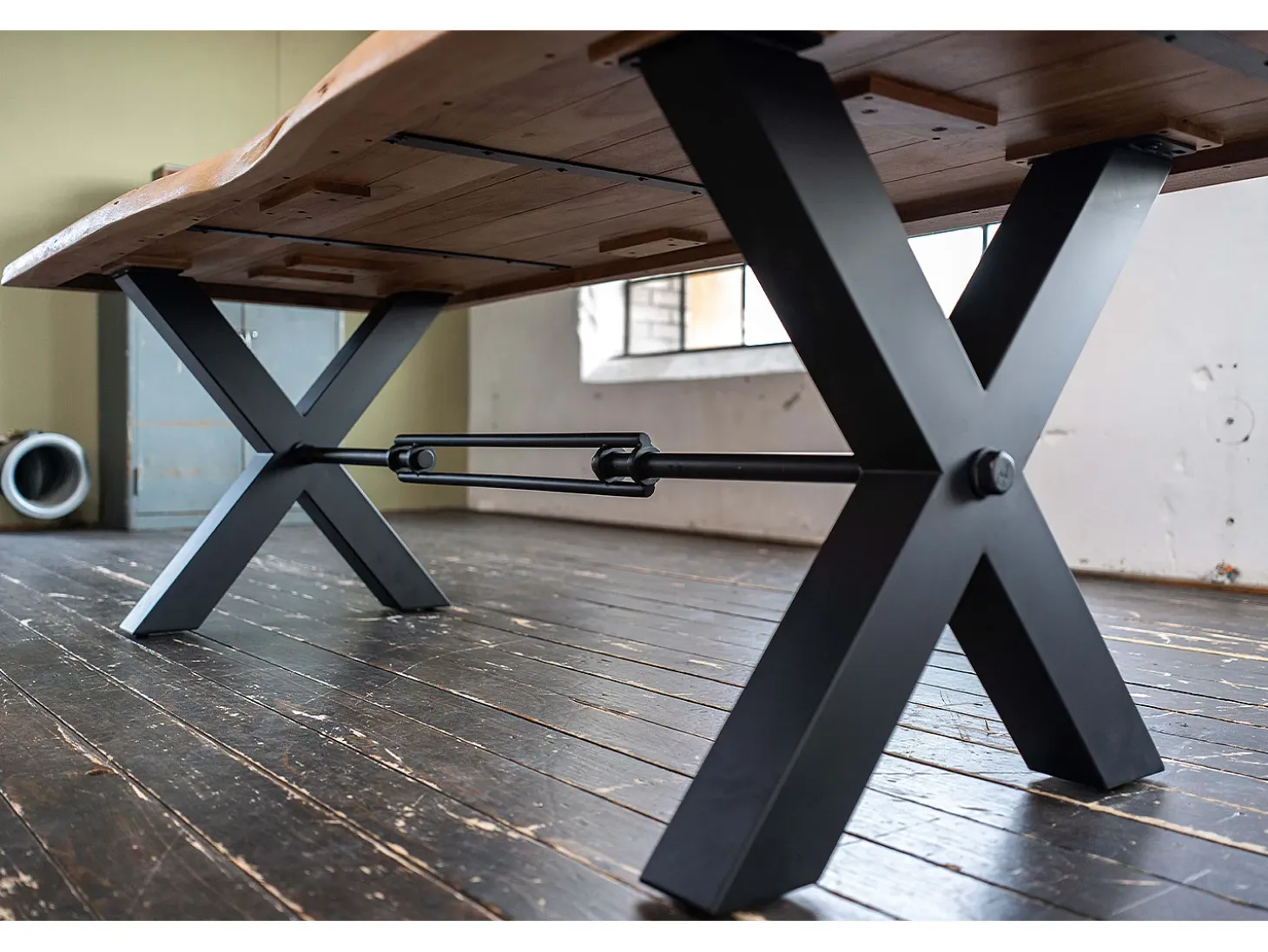 Mesa - marrón Madera - 240 x 100 cm - PALO