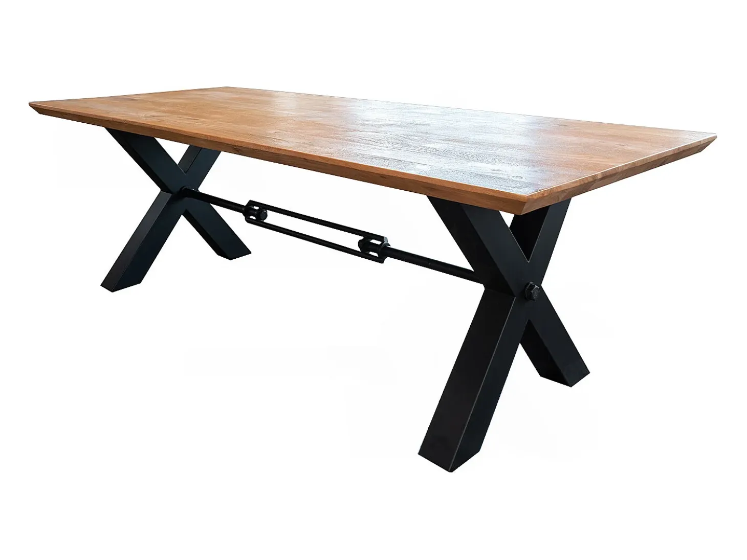 Mesa - marrón Madera - 280 x 100 cm - PALO