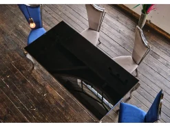 Mesa - Negro Cristal - 200 x 100 cm - AMARA
