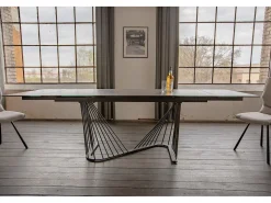 Mesa - Negro Cristal - 180 x 90 cm - ELOISE