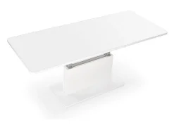 Mesa ALLAN blanca extensible y regulable en altura