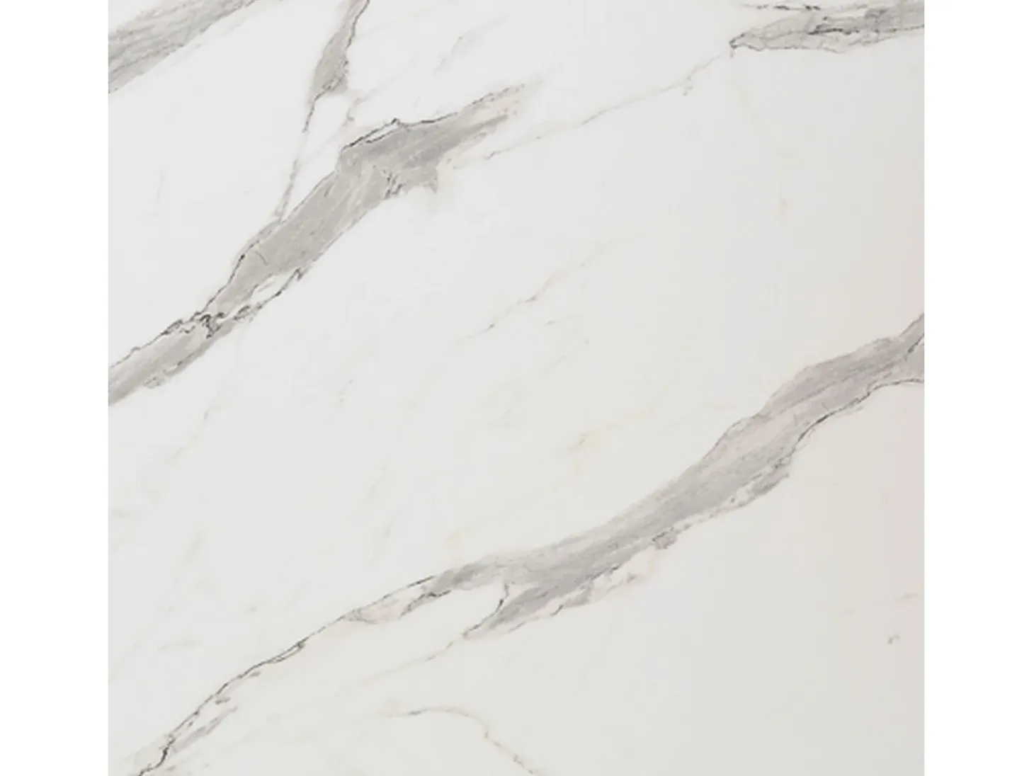 Mesa alta 70 x 70 cm - modelo Milán mármol blanco con cantos de latón