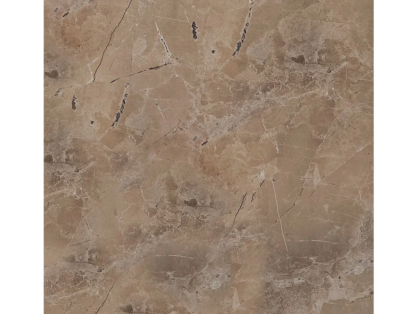Mesa alta 60 x 60 cm - Modelo Milán mármol griego con cantos de latón