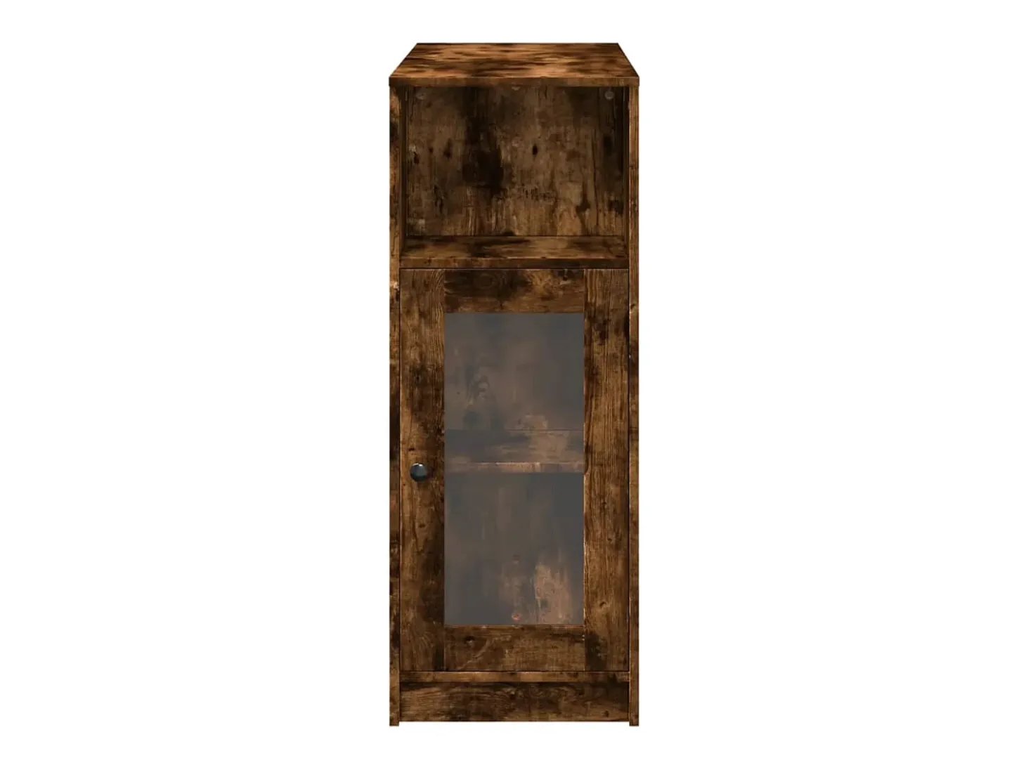 Mesa alta bar con estantes roble ahumado 101x40x103,5 cm