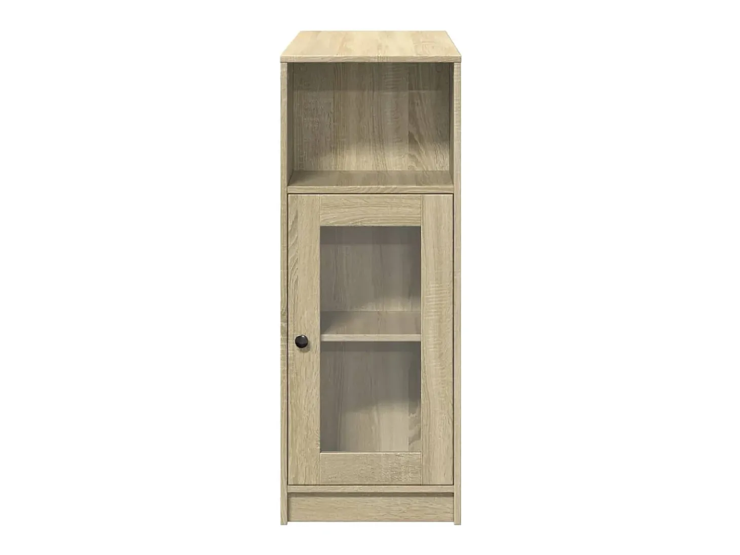 Mesa alta bar con estantes madera roble Sonoma 101x40x103,5 cm