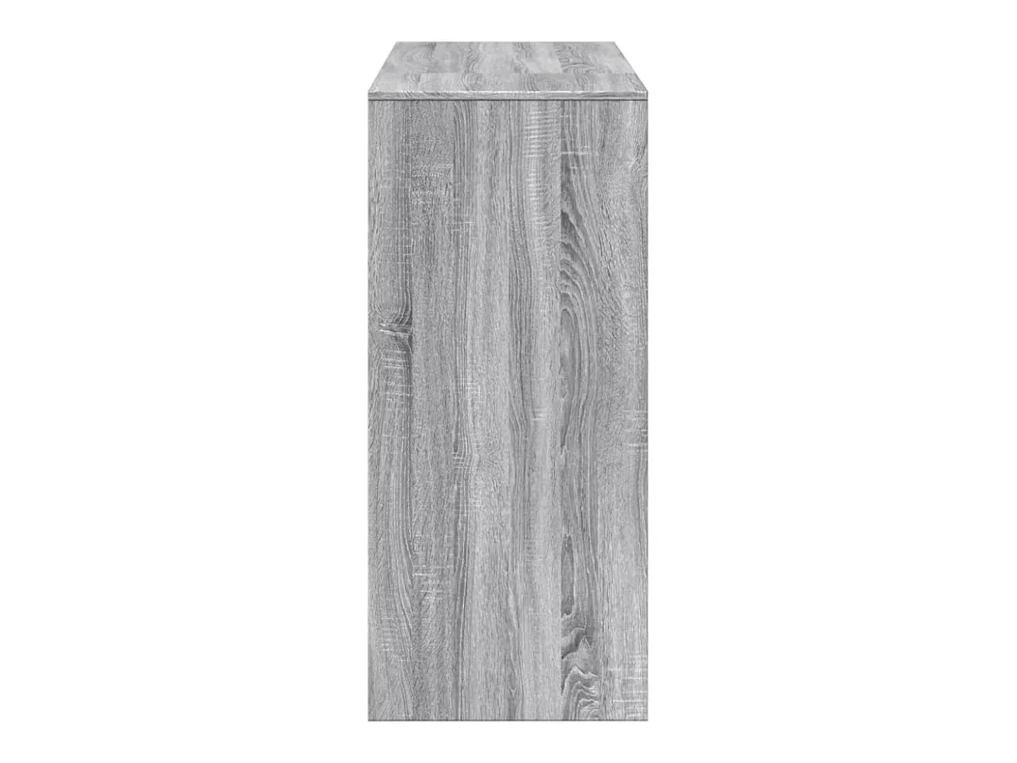 Mesa alta con estante gris Sonoma 124x46x103,5 cm