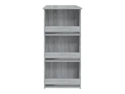 Mesa alta con estante gris Sonoma 102x50x103,5 cm
